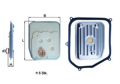 MAHLE ORIGINAL HX 147KIT Číslo výrobce: 72437239. EAN: 4009026968406.