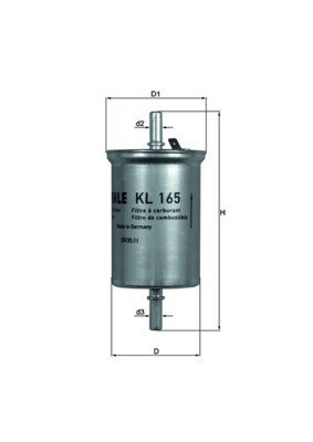 MAHLE ORIGINAL KL 165 Číslo výrobce: 78484974. EAN: 4009026108291.
