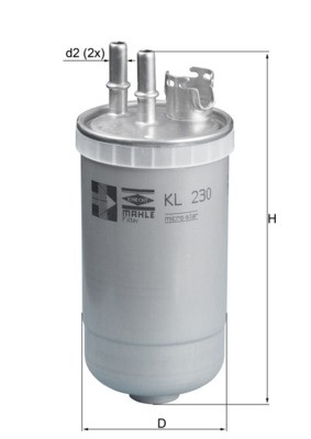 MAHLE ORIGINAL KL 230 Číslo výrobce: 78596918. EAN: 4009026207956.