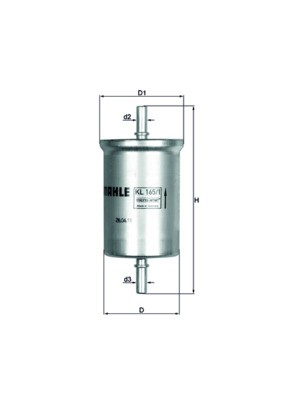 MAHLE ORIGINAL KL 165/1 Číslo výrobce: 70352950. EAN: 4009026511558.