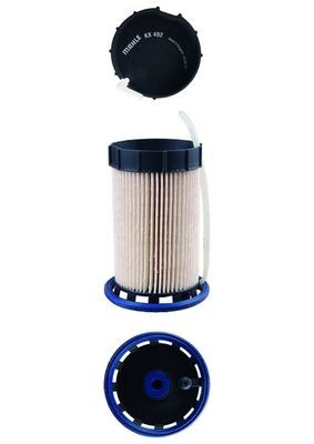 MAHLE ORIGINAL KX 492 Číslo výrobce: 72444243. EAN: 4009026972076.
