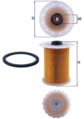 MAHLE ORIGINAL KX 183D Číslo výrobce: 76683080. EAN: 4009026501566.
