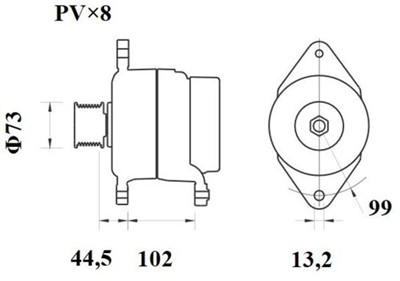 MAHLE ORIGINAL MG 815 Číslo výrobce: 11209622. EAN: 3838922362237.