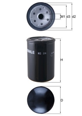 MAHLE ORIGINAL KC 24 Číslo výrobce: 77827512. EAN: 4009026009277.