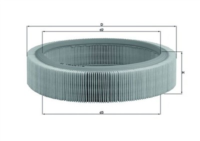 MAHLE ORIGINAL LX 317 Číslo výrobce: 78124760. EAN: 4009026001479.