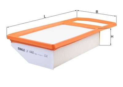 MAHLE ORIGINAL LX 4460 Číslo výrobce: 72443699. EAN: 4009026972496.