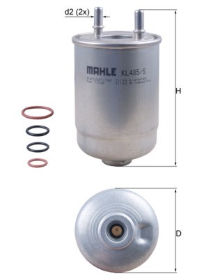 MAHLE ORIGINAL KL 485/5D Číslo výrobce: 70514316. EAN: 4009026729618.
