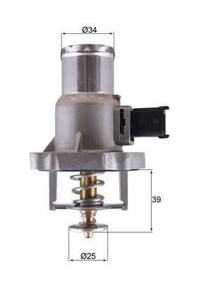 MAHLE ORIGINAL TM 55 105 Číslo výrobce: 72463508. EAN: 4057635004060.