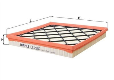 MAHLE ORIGINAL LX 2882 Číslo výrobce: 72576891. EAN: 4009026767900.