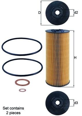 MAHLE ORIGINAL OX 137D1/S Číslo výrobce: 70374493. EAN: 4009026608371.