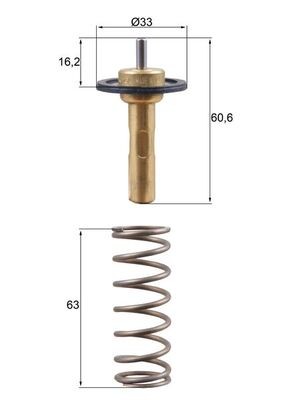 MAHLE ORIGINAL TX 311 90D Číslo výrobce: 72472518. EAN: 4057635007559.