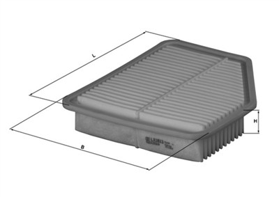 MAHLE ORIGINAL LX 1613 Číslo výrobce: 76679831. EAN: 4009026409992.