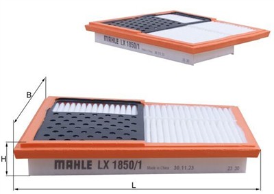 MAHLE ORIGINAL LX 1850/1 Číslo výrobce: 70549099. EAN: 4009026877371.