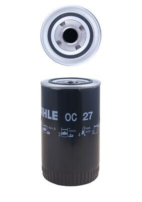 MAHLE ORIGINAL OC 27 Číslo výrobce: 72013258. EAN: 4009026010914.