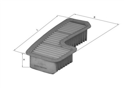 MAHLE ORIGINAL LX 1936 Číslo výrobce: 70351695. EAN: 4009026511220.