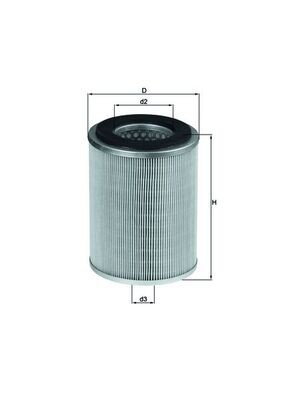 MAHLE ORIGINAL LX 830 Číslo výrobce: 78445553. EAN: 4009026104255.