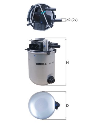 MAHLE ORIGINAL KL 909 Číslo výrobce: 72399386. EAN: 4009026955147.