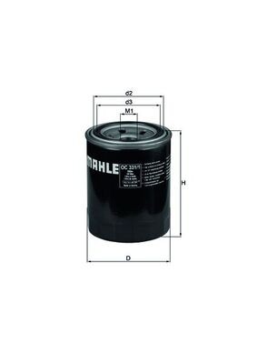 MAHLE ORIGINAL OC 331/1 Číslo výrobce: 70361105. EAN: 4009026601204.