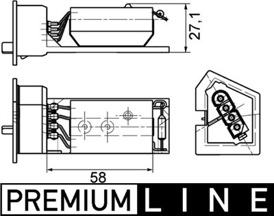 MAHLE ORIGINAL ABR 11 000P Číslo výrobce: 351029131. EAN: 4057635016728.