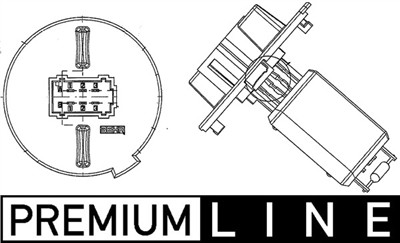 MAHLE ORIGINAL ABR 57 000P Číslo výrobce: 351321551. EAN: 4057635017145.
