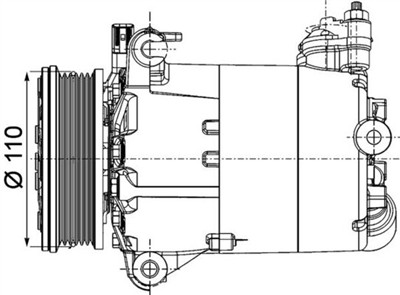 MAHLE ORIGINAL ACP 1357 000P Číslo výrobce: 351334351. EAN: 4057635039161.
