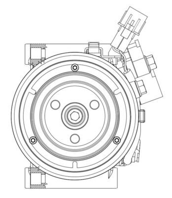 MAHLE ORIGINAL ACP 632 000P Číslo výrobce: 351008101. EAN: 4057635030632.