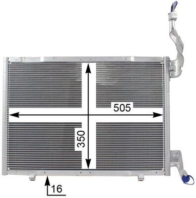 MAHLE ORIGINAL AC 22 000P Číslo výrobce: 8FC 351 001-591. EAN: 4057635017817.