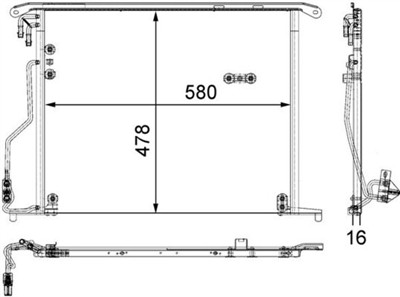 MAHLE ORIGINAL AC 334 000S Číslo výrobce: 351301174. EAN: 4057635021296.