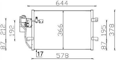 MAHLE ORIGINAL AC 351 000S Číslo výrobce: 351301394. EAN: 4057635021616.