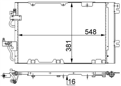 MAHLE ORIGINAL AC 375 000S Číslo výrobce: 351301741. EAN: 4057635022019.