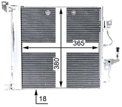 MAHLE ORIGINAL AC 376 000P Číslo výrobce: 351301751. EAN: 4057635022026.
