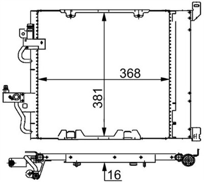 MAHLE ORIGINAL AC 376 000S Číslo výrobce: 351301754. EAN: 4057635022033.