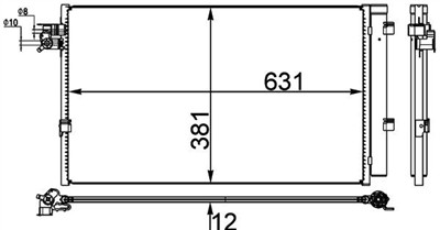 MAHLE ORIGINAL AC 38 000P Číslo výrobce: 351004541. EAN: 4057635017978.