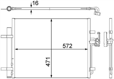 MAHLE ORIGINAL AC 441 000S Číslo výrobce: 351303201. EAN: 4057635022965.