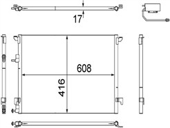 MAHLE ORIGINAL AC 498 000S