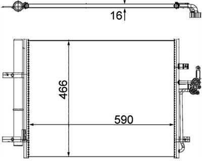 MAHLE ORIGINAL AC 500 000P Číslo výrobce: 351304491. EAN: 4057635023740.