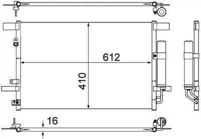 MAHLE ORIGINAL AC 557 000S Číslo výrobce: 351307751. EAN: 4057635024303.
