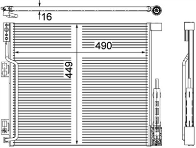 MAHLE ORIGINAL AC 570 000P Číslo výrobce: 351309181. EAN: 4057635024457.