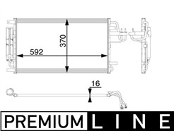 MAHLE ORIGINAL AC 57 000P