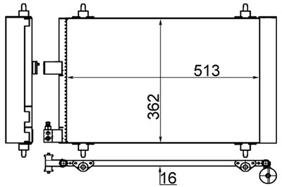 MAHLE ORIGINAL AC 585 001S Číslo výrobce: 351309331. EAN: 4057635024525.