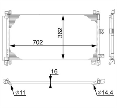 MAHLE ORIGINAL AC 597 000S Číslo výrobce: 351309574. EAN: 4057635024662.