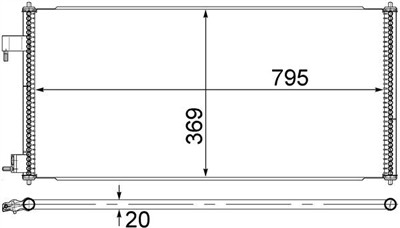 MAHLE ORIGINAL AC 689 000S Číslo výrobce: 351318354. EAN: 4057635025713.