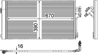 MAHLE ORIGINAL AC 761 000P Číslo výrobce: 351343001. EAN: 4057635026437.
