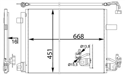 MAHLE ORIGINAL AC 774 000S Číslo výrobce: 351343131. EAN: 4057635026611.