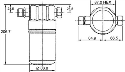 MAHLE ORIGINAL AD 36 000S Číslo výrobce: 351192041. EAN: 4057635041201.