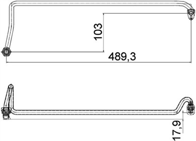 MAHLE ORIGINAL AHX 5 000P Číslo výrobce: 376755571. EAN: 4057635047753.