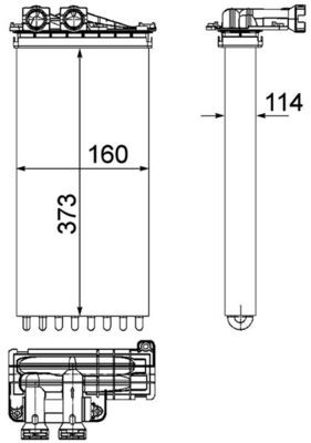 MAHLE ORIGINAL AH 196 000P Číslo výrobce: 351315581. EAN: 4057635046954.