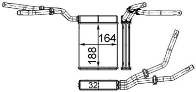 MAHLE ORIGINAL AH 199 000S Číslo výrobce: 351315634. EAN: 4057635046992.