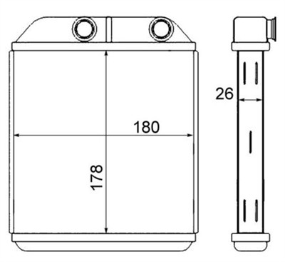 MAHLE ORIGINAL AH 237 000S Číslo výrobce: 8FH 351 333-154. EAN: 4057635047326.