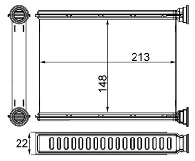 MAHLE ORIGINAL AH 250 000S Číslo výrobce: 8FH 351 511-604. EAN: 4057635047456.